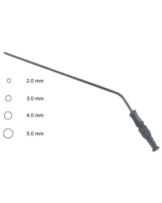 Malleable, Black Suction Tubes 19.5cm/7 3/4