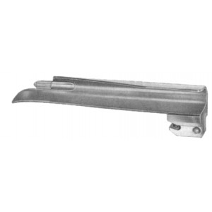 Guedel-Negus Laryngoscope Blades Fig # 3, working length 110mm, Women's