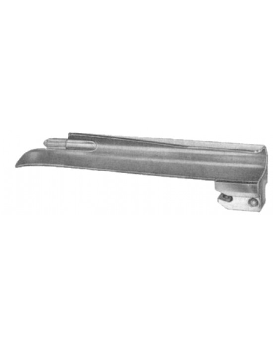 Guedel-Negus Laryngoscope Blades Fig # 3, working length 110mm, Women's