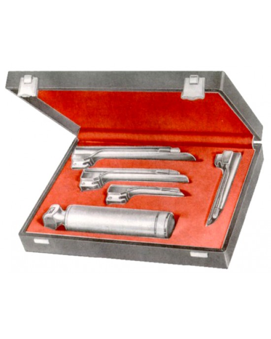 Guedel-Negus Laryngoscopes Set of 3 Blades