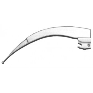 Fiber Optic Laryngoscope Blades Fig # 4, working length 130mm, Men's