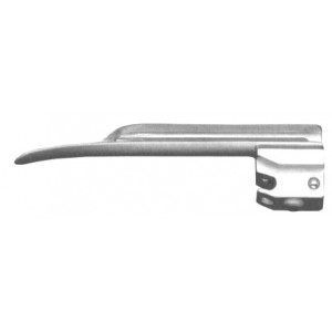 Fiber Optic Laryngoscope Blades Fig # 1, working length 70mm, Childrens's