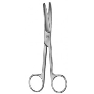 Operating Scissors Curved Fig # 1 15.5cm/6