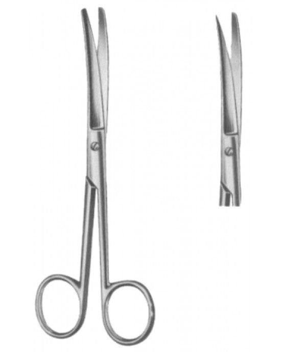 Grazil Operating Scissors Curved 14.5cm/5 3/4