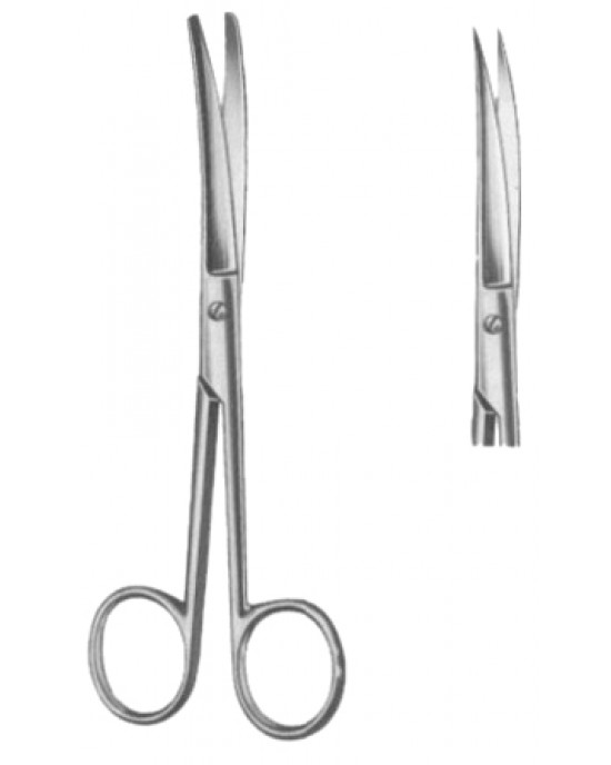 Grazil Operating Scissors Curved 13cm/5