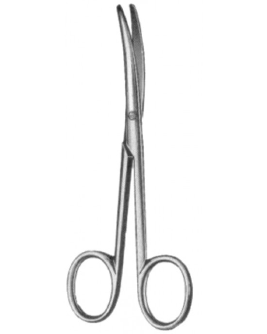 Landolt Enucleation Scissors Curved 12.5cm/5