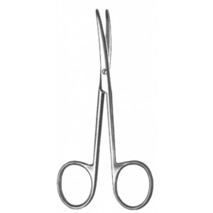 Baby-Lexer Knapp Fine Scissors Curved 10cm/4