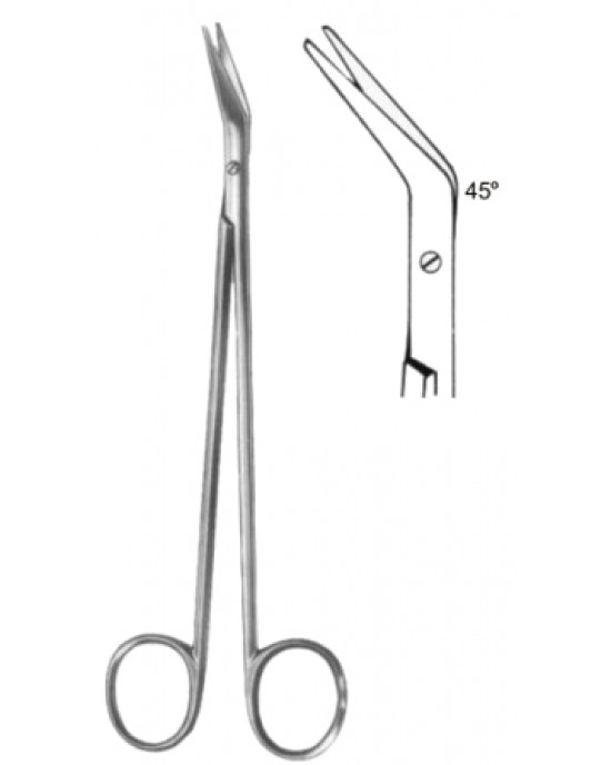 De Bakey Vascular Scissors 45