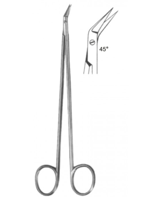 Baby-Hegemann Vascular Scissors 45