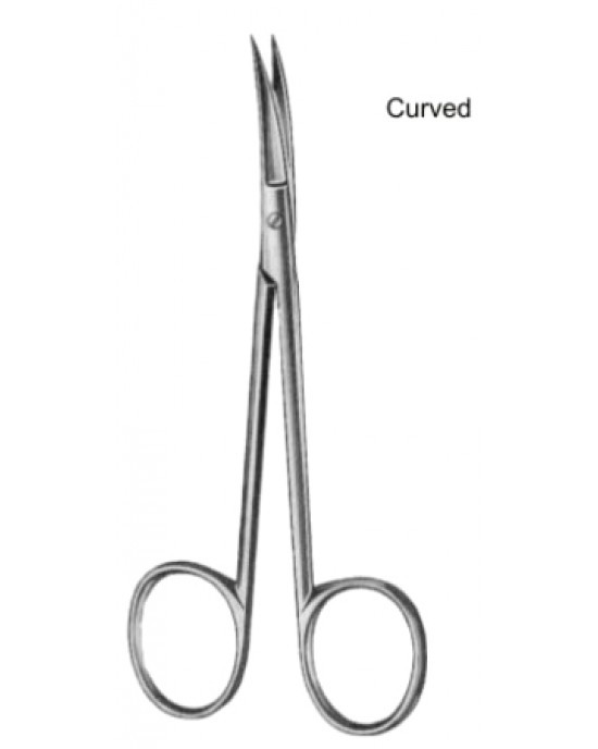 Eye Scissors Curved 11.5cm/4 1/2