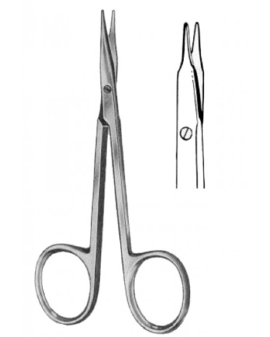 Tonotomy Scissors Blunt Straight 10.5cm/4 1/4
