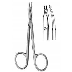 Tonotomy Scissors Blunt Curved 10.5cm/4 1/4