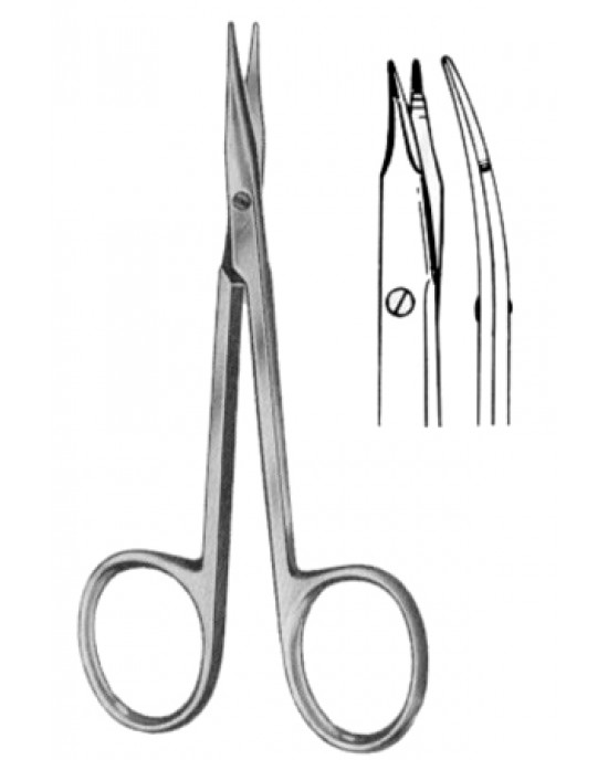 Tonotomy Scissors Blunt Curved 10.5cm/4 1/4