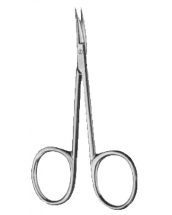 Bonn Eye Scissors Curved 8cm/3 1/4