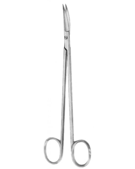 Strully Dissecting Scissors Semi Curved 22cm/8 3/4