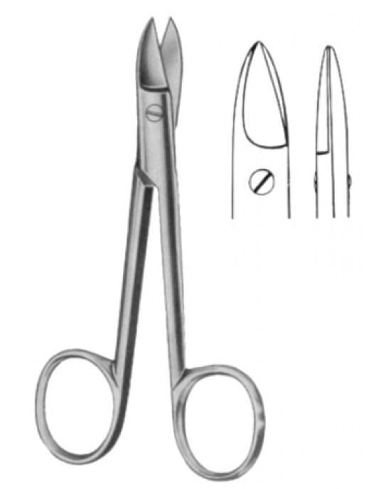 Beebee Crown Scissors Straight 12cm/4 3/4