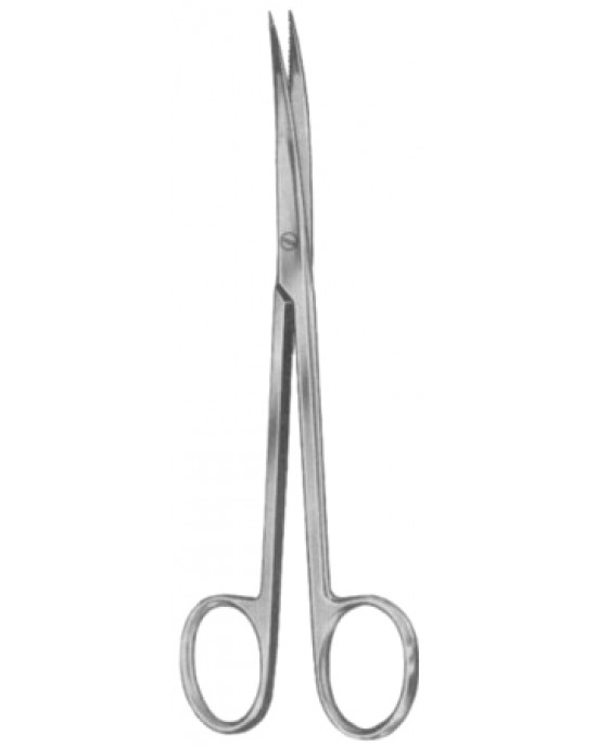 Sullivan Gum Scissors Curved 14.5cm/5 3/4