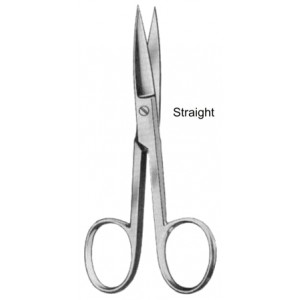 Nail Scissors Straight 10.5cm/4 1/4