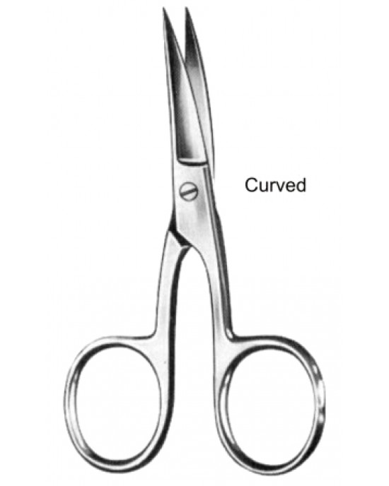 Nail Scissors Curved 10.5cm/4 1/4
