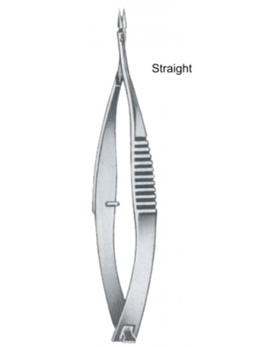 Vannas Iridectomy Scissors Straight 8cm/3 1/4