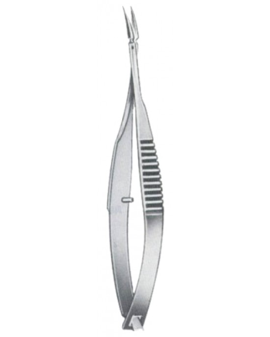 Vannas Mod, Tubingen Iridectomy Scissors Curved 8.5cm/3 1/2