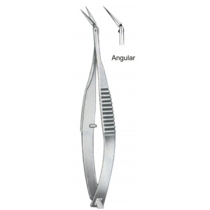 Vannas Mod, Tubingen Iridectomy Scissors Angular 8.5cm/3 1/2