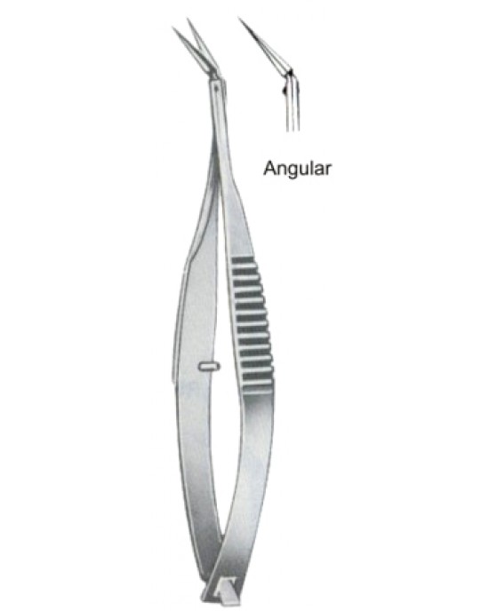 Vannas Mod, Tubingen Iridectomy Scissors Angular 8.5cm/3 1/2