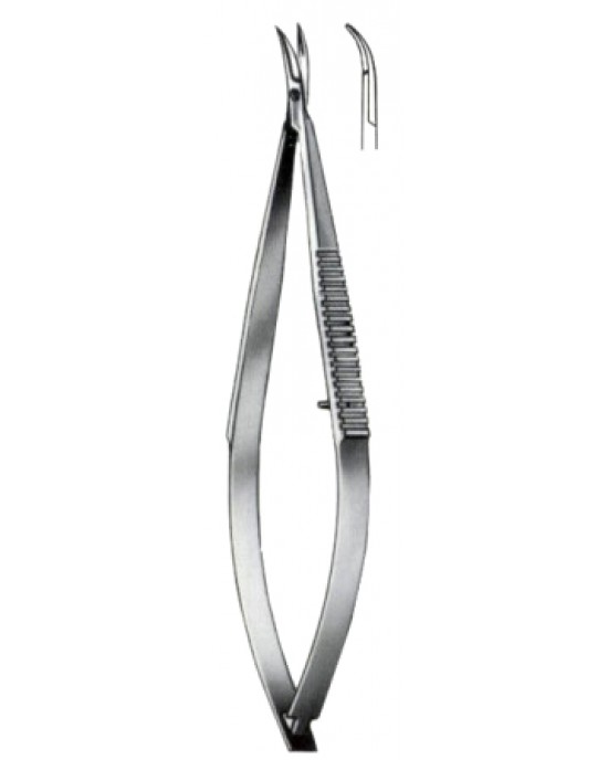 Castroviejo Iridectomy Scissors Curved 10cm/4