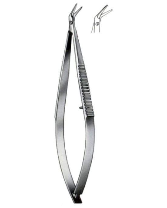Castroviejo Iridectomy Scissors Angled10cm/4