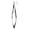 Aebli Iridectomy Scissors Curved on Flat 10cm/4
