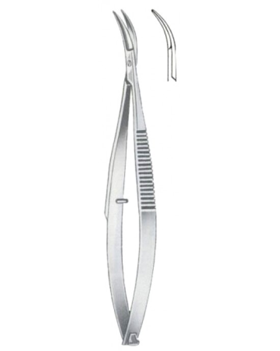 Castroviejo Iridectomy Scissors Curved 10cm/4