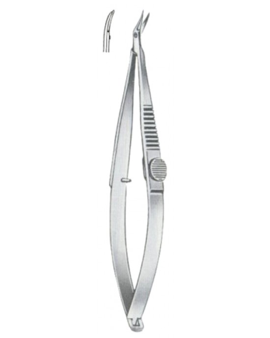 Troutman-Barraquer Iridectomy Scissors Left 10cm/4