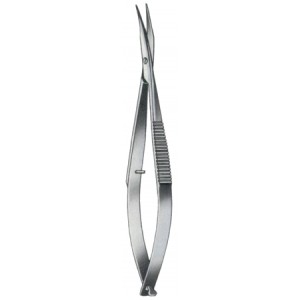 Westcott Iridectomy Scissors Curved Semi Bl/Bl 11.5cm/4 1/2