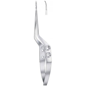 Yasargil Micro Scissors Curved 16.5cm/6 1/2