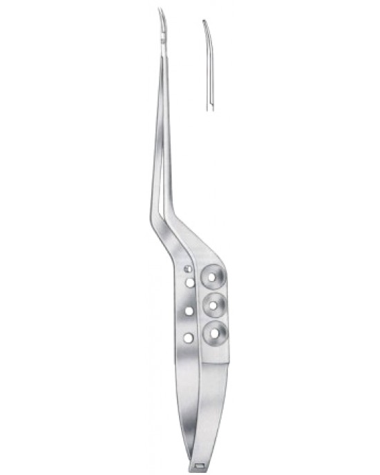 Yasargil Dissecting Scissors Curved 22.5cm/9