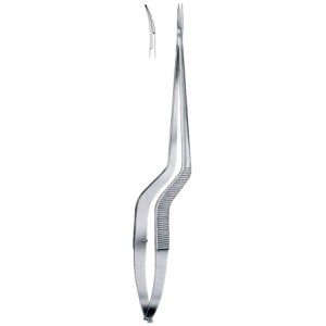 Micro Scissors Curved 18cm/7