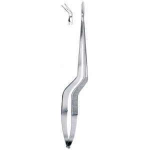 Micro Scissors Angled 18cm/7