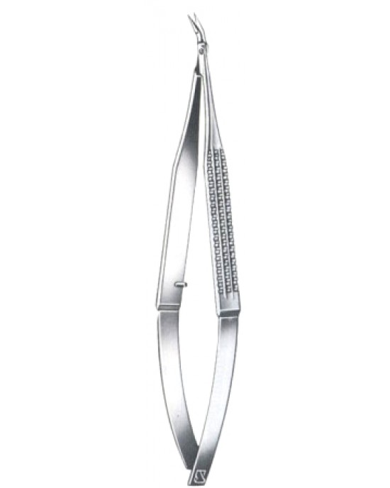 Micro Scissors Angled up 12cm/4 3/4