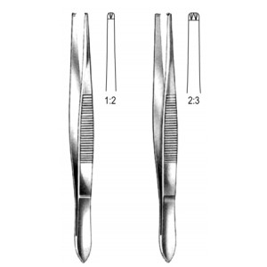 Stille Tissue Fcps 2x3T 15cm