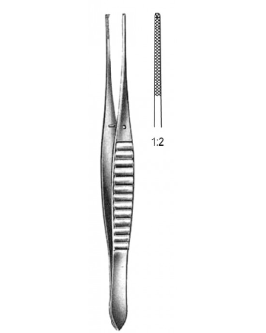 Gillies Tissue Fcps 1x2T 15cm