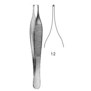 Adson Tissue Fcps 1x2T 15cm