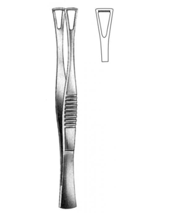 Duval Tissue Fcps 7mm, 14.5cm