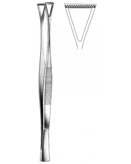 Collin Duval Tissue Fcps 18mm jaws 20cm