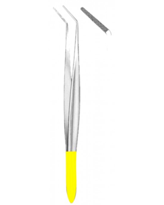 Cushing Dressing Forceps Angled 18cm/7