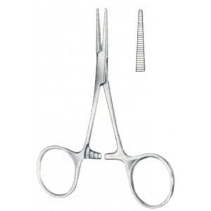 Hartmann Hemostatic Forceps BJ Straight 10cm/4