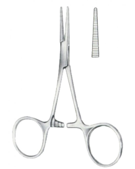 Hartmann Hemostatic Forceps BJ Straight 10cm/4