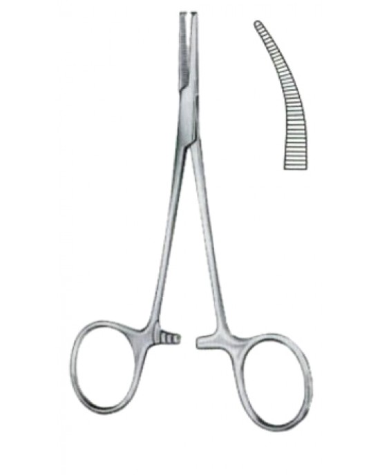 Halstead-Masquito Hemostatic Forceps BJ Curved 12cm/4 3/4