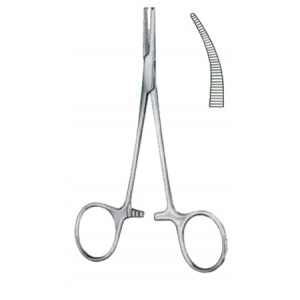 Halstead-Mosquito Hemostatic Forceps BJ Curved 14cm/5 1/2
