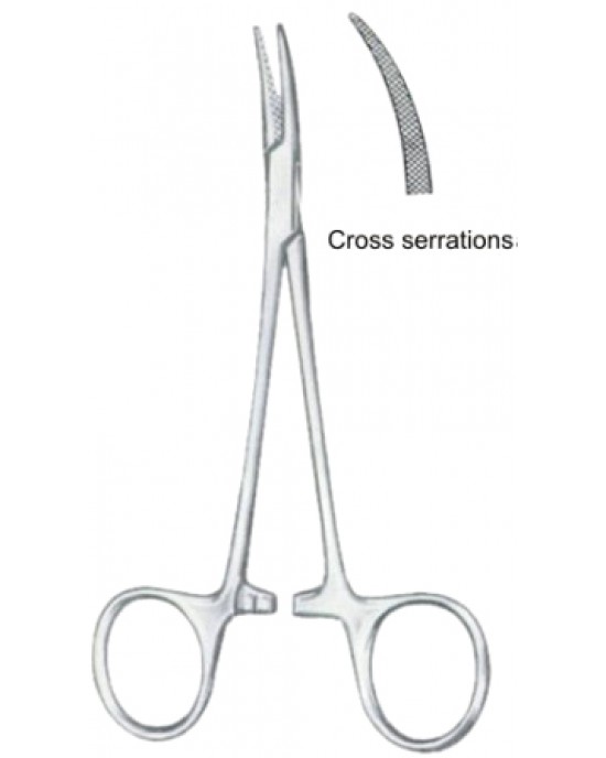 Hemostatic Forceps BJ Curved 12cm/4 3/4