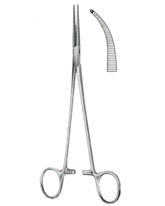 Halstead-Mosquito Hemostatic Forceps BJ Curved 1:2 18cm/7